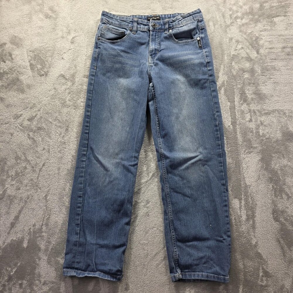 Silver Jeans Co Garret Jeans Boys Large Straight Eco Friendly Adjustable Waist
